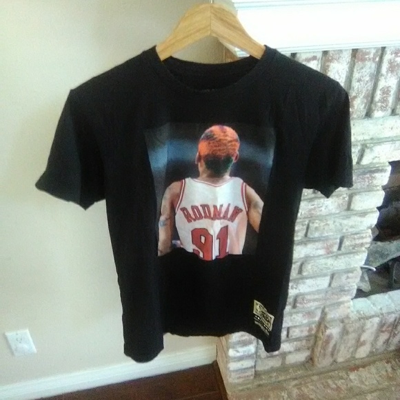 mitchell and ness rodman shirt